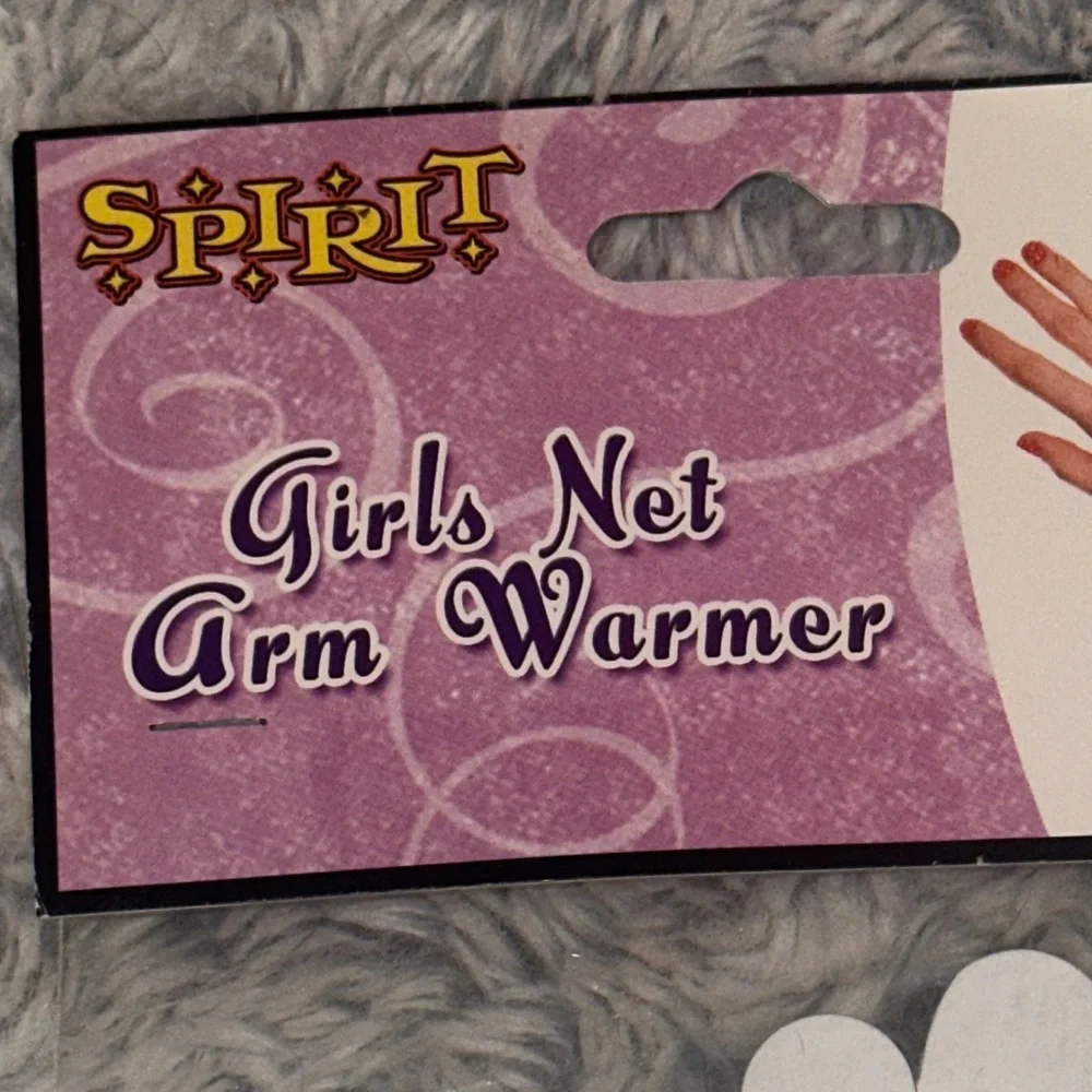 Miffy White Fishnet Arm Warmers Spirit Halloween Costume Gloves
